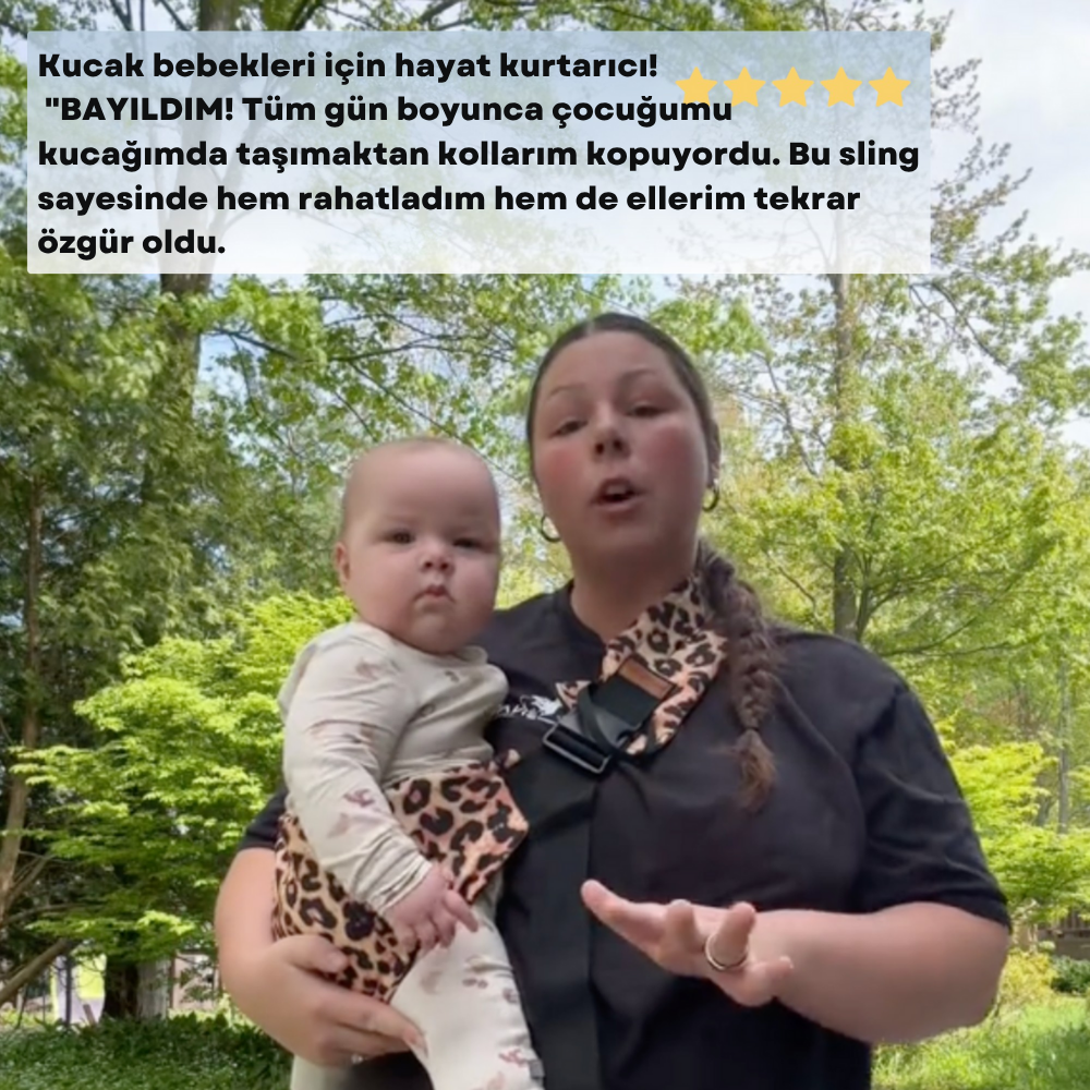 Cuddlova™ Ergonomik Bebek Taşıma Slingi