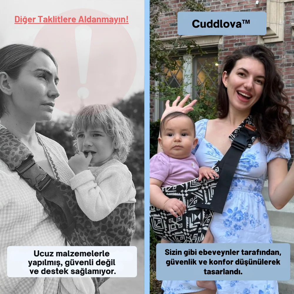 Cuddlova™ Ergonomik Bebek Taşıma Slingi